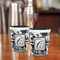 Toile Shot Glass - Two Tone - LIFESTYLE