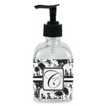 Toile Glass Soap & Lotion Bottle - Single Bottle (Personalized)