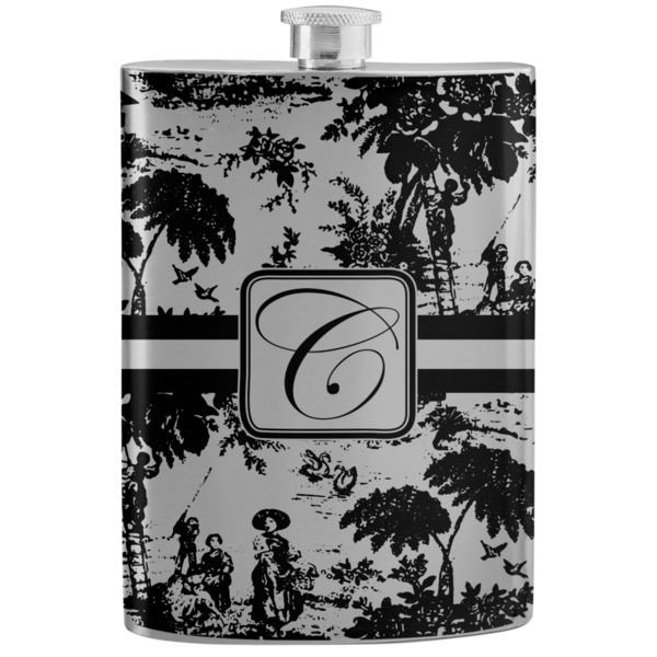 Custom Toile Stainless Steel Flask (Personalized)