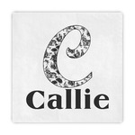 Toile Standard Decorative Napkins (Personalized)