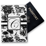 Toile Vinyl Passport Holder (Personalized)