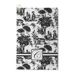Toile Waffle Weave Golf Towel (Personalized)