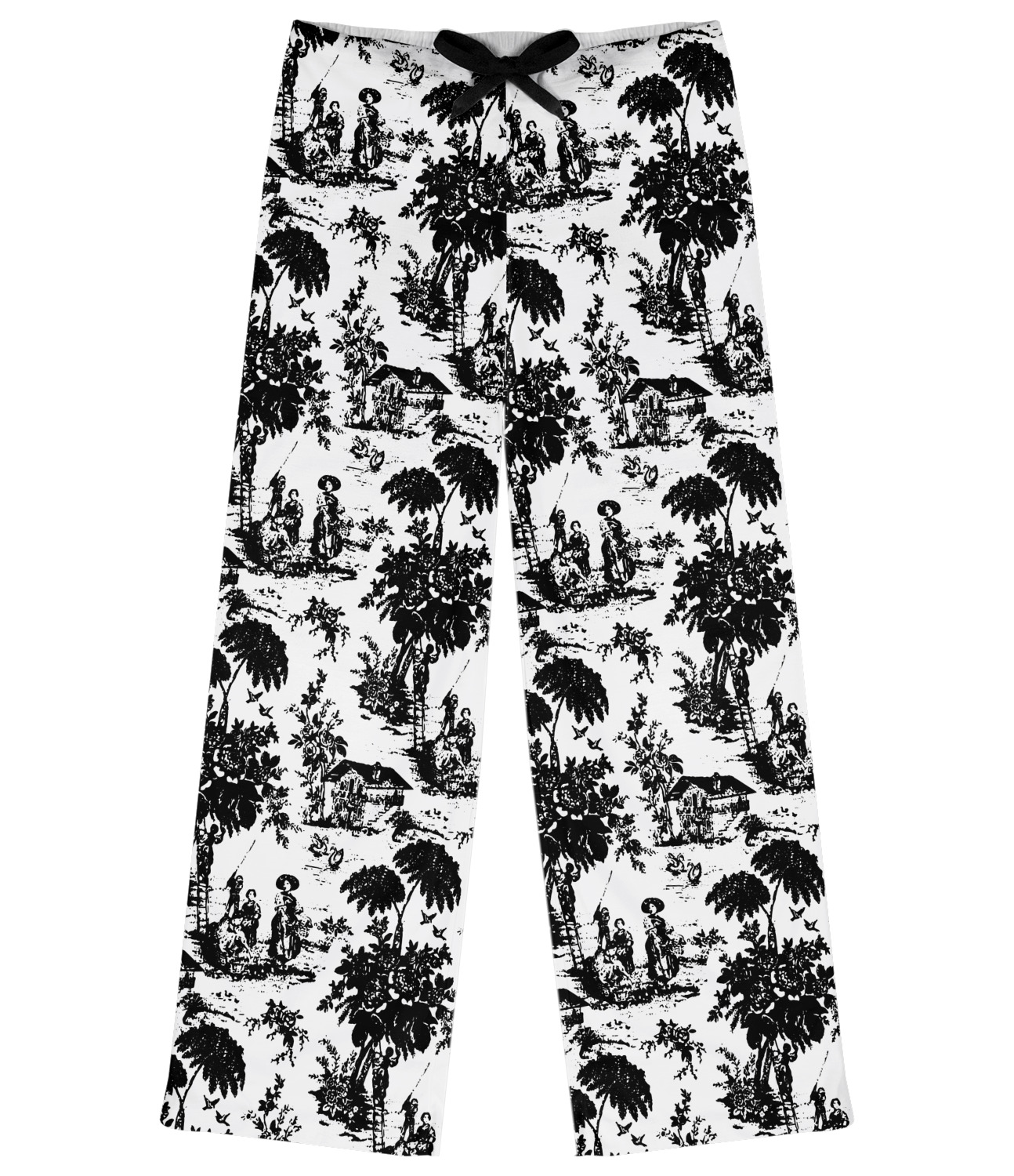 Custom Toile Womens Pajama Pants - XL | YouCustomizeIt