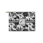 Toile Zipper Pouch - Small - 8.5"x6" (Personalized)