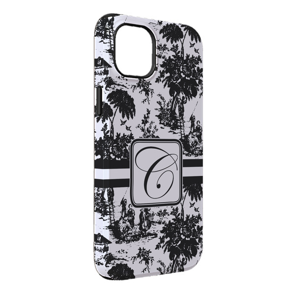 Custom Toile iPhone Case - Rubber Lined - iPhone 14 Plus (Personalized)