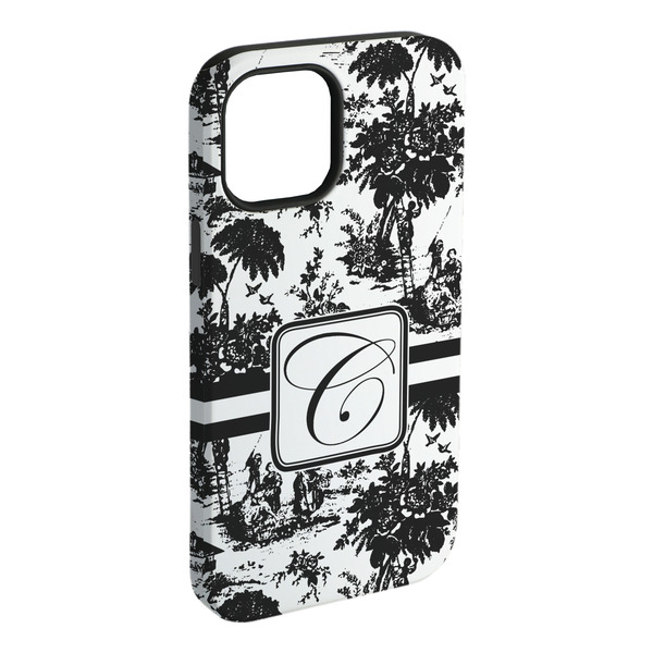 Custom Toile iPhone Case - Rubber Lined - iPhone 15 Plus (Personalized)