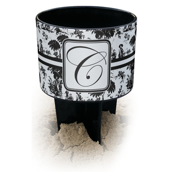 Custom Toile Black Beach Spiker Drink Holder (Personalized)