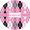 Argyle 1" Multipurpose Round Labels - Single Sticker