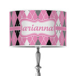 Argyle 12" Drum Lamp Shade - Poly-film (Personalized)