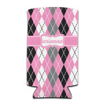 Argyle Can Cooler (tall 12 oz) (Personalized)