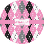 Argyle Multipurpose Round Labels - 2" (Personalized)