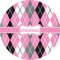 Argyle 2" Multipurpose Round Labels - Single Sticker