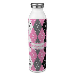 Argyle 20oz Stainless Steel Water Bottle - Full Print (Personalized)