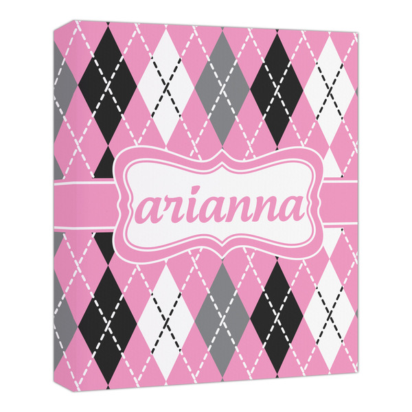 Custom Argyle Canvas Print - 20x24 (Personalized)