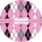 Argyle Multipurpose Round Labels - Custom Sized (Personalized)