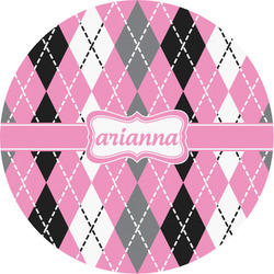 Argyle Multipurpose Round Labels - 3" (Personalized)