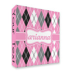 Argyle 3 Ring Binder - Full Wrap - 2" (Personalized)