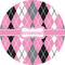 Argyle 5" Multipurpose Round Label - Single Sticker