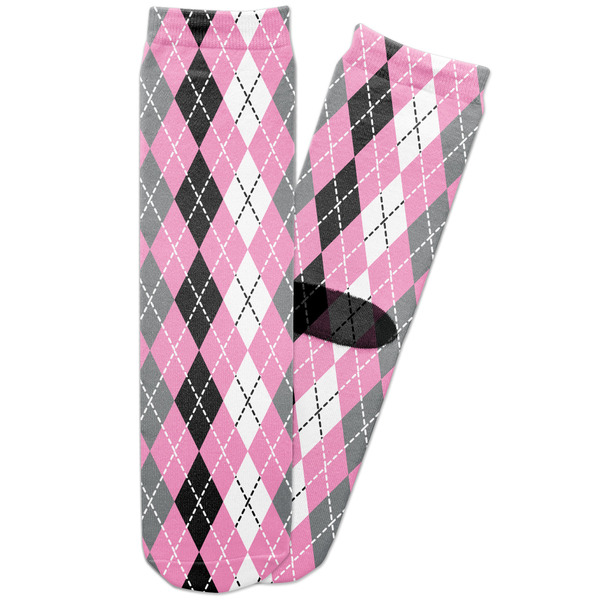 Custom Argyle Adult Crew Socks