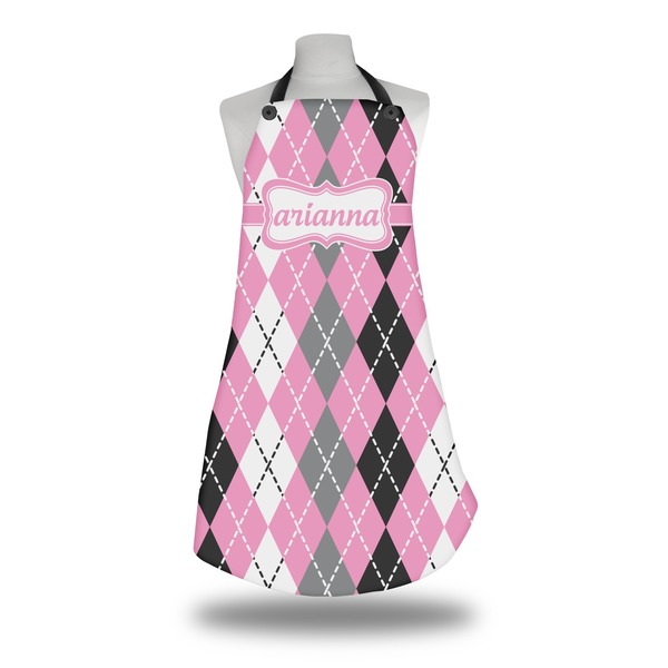 Custom Argyle Apron w/ Name or Text