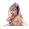 Argyle Baby Hooded Towel on Child