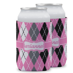 Argyle Can Cooler (12 oz) w/ Name or Text