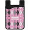 Argyle Cell Phone Credit Card Holder