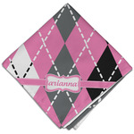 Argyle Cloth Dinner Napkin - Single w/ Name or Text