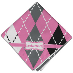 Argyle Cloth Dinner Napkin - Single w/ Name or Text