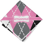 Argyle Cloth Napkin w/ Name or Text