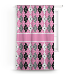 Argyle Curtain Panel - Custom Size