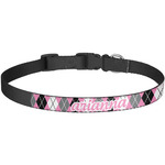 Argyle Dog Collar - Large (Personalized)