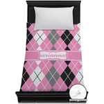 Argyle Duvet Cover - Twin XL (Personalized)