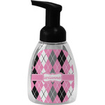 Argyle Foam Soap Bottle - Black (Personalized)