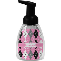 Argyle Foam Soap Bottle - Black (Personalized)