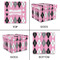 Argyle Gift Boxes with Lid - Canvas Wrapped - Small - Approval