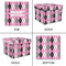 Argyle Gift Boxes with Lid - Canvas Wrapped - X-Large - Approval