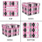 Argyle Gift Boxes with Lid - Canvas Wrapped - XX-Large - Approval