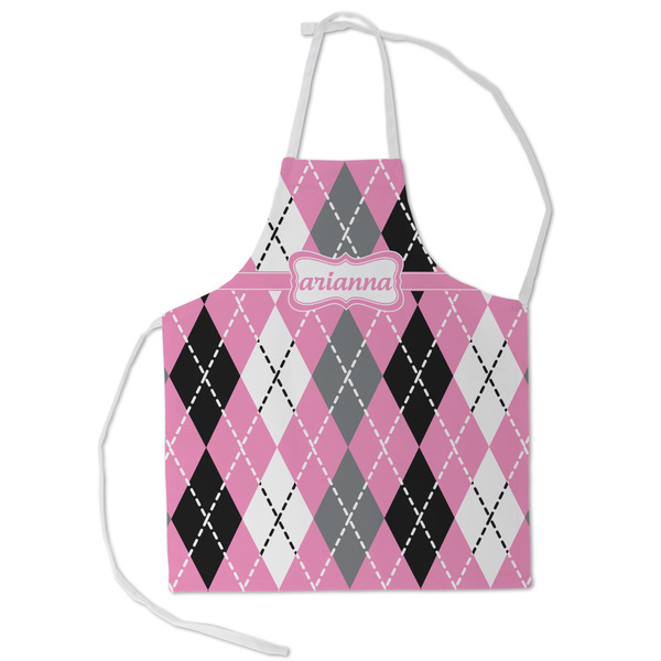 Custom Argyle Kid's Apron - Small (Personalized)