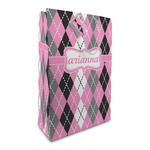 Argyle Large Gift Bag (Personalized)