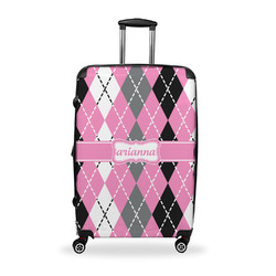 Argyle Suitcase - 28" Large - Checked w/ Name or Text