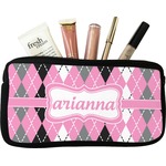 Argyle Makeup / Cosmetic Bag (Personalized)