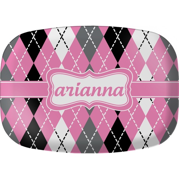 Custom Argyle Melamine Platter (Personalized)