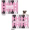 Argyle Microfleece Dog Blanket - Large- Front & Back