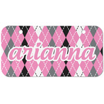 Argyle Mini/Bicycle License Plate (2 Holes) (Personalized)