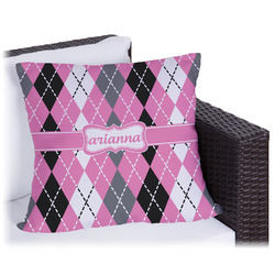 Argyle Outdoor Pillow - 16" (Personalized)