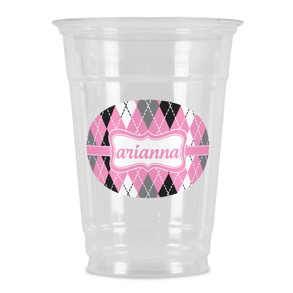 Custom Argyle Party Cups - 16oz (Personalized)