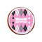 Argyle Printed Icing Circle - XSmall - On Cookie