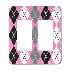 Argyle Rocker Style Light Switch Cover - Two Switch