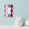 Argyle Rocker Light Switch Covers - Single - IN CONTEXT